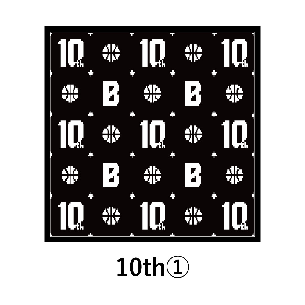 ＜りそなグループ Bリーグオールスター 2026＞シェニール織ハンカチ 詳細画像 10h-1 1