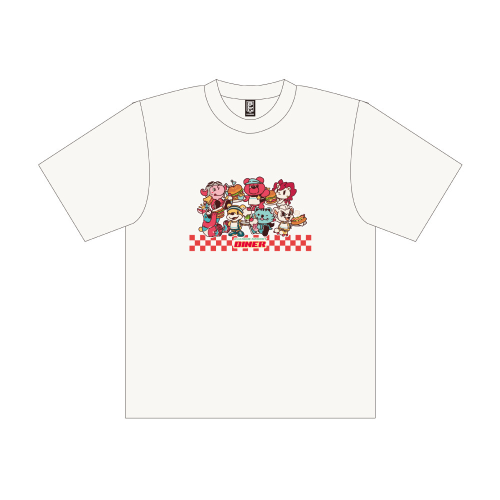 ＜B.LEAGUE MASCOT DINER＞Tシャツ 詳細画像 1