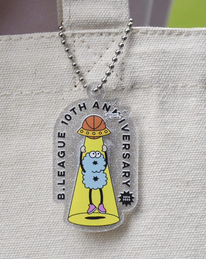 B.LEAGUE 10th ANNIVERSARY Alien アクリルキーホルダー(ラメ) 詳細画像 シルバーラメ 4
