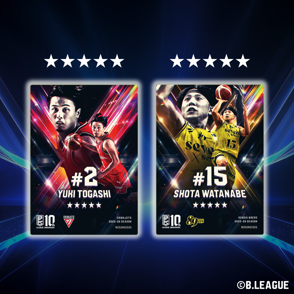 【プレゼントキャンペーン対象商品】B.LEAGUE CARD ~ REAL CARD COLLECTION~＜2025-26 SEASON VOL.1＞ 詳細画像 1カラー 6