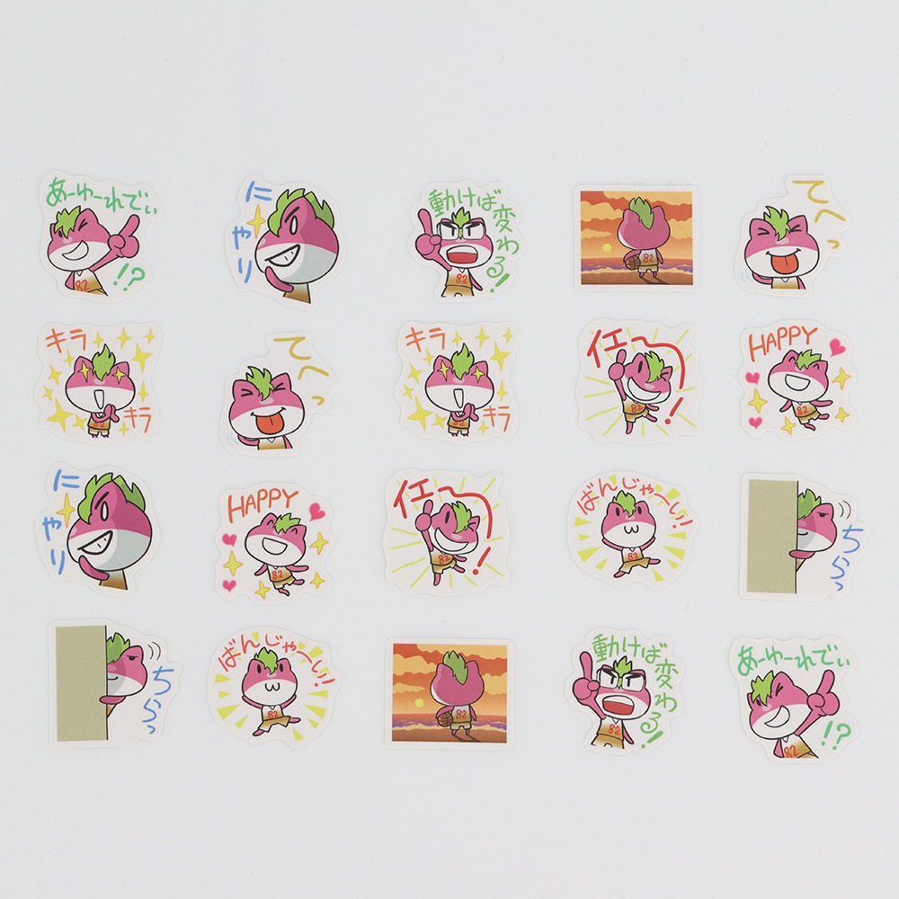 ゆるビッキー_フレークシール 詳細画像 1カラー 2