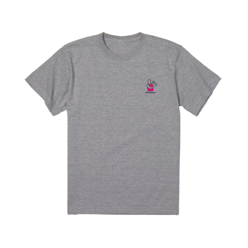 #17_10th記念_Tシャツ_シルエット 詳細画像 グレー 1