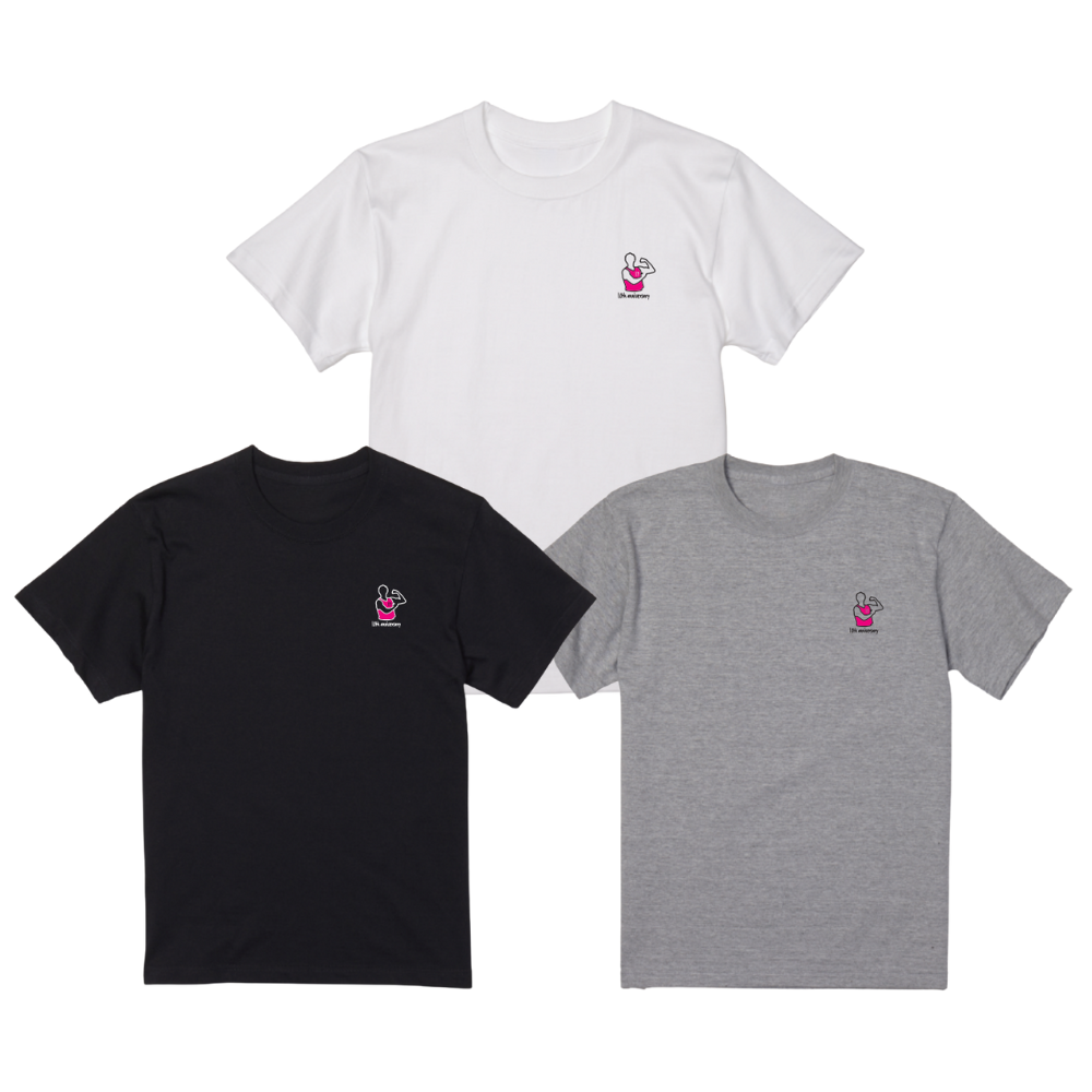 #17_10th記念_Tシャツ_シルエット 詳細画像 ホワイト 1