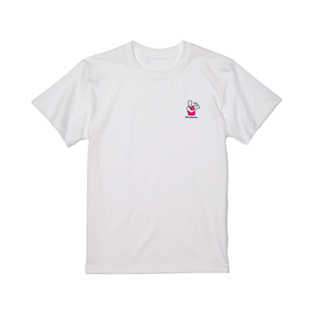 #17_10th記念_Tシャツ_シルエット 詳細画像 ホワイト 3