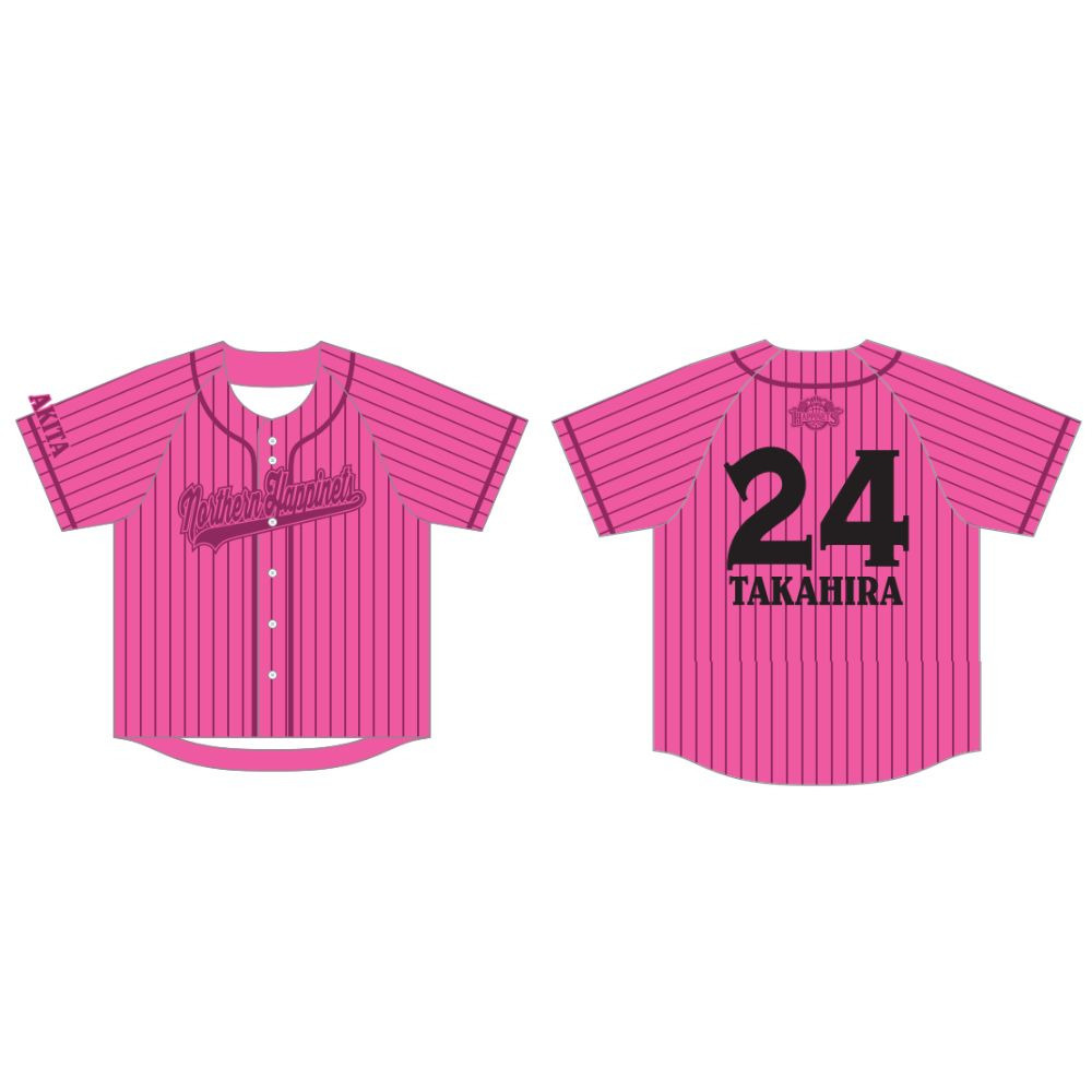 2025-26_プレーヤーズベースボールシャツ 詳細画像 #24 TAKAHIRA 1