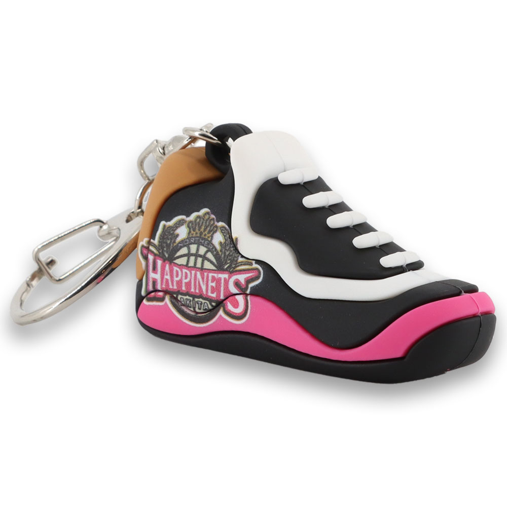 バッシュ型ラバーキーホルダー 詳細画像 2