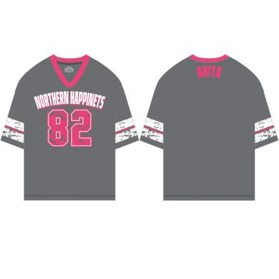 アメフトTシャツ_グレー