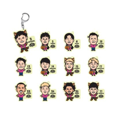 【ブラインド】2025-26_蓄光キーホルダー_ハロウィン