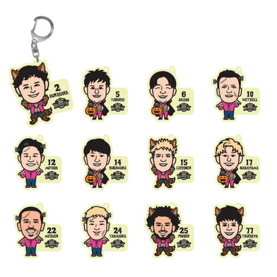 【ブラインド】2025-26_蓄光キーホルダー_ハロウィン