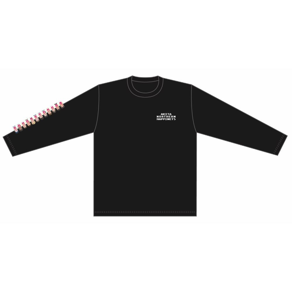 2025-26_ピクセル_ロングTシャツ 詳細画像 ブラック 1