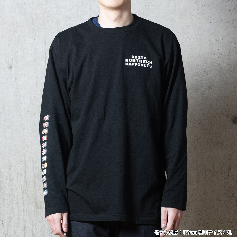 2025-26_ピクセル_ロングTシャツ 詳細画像 ブラック 5