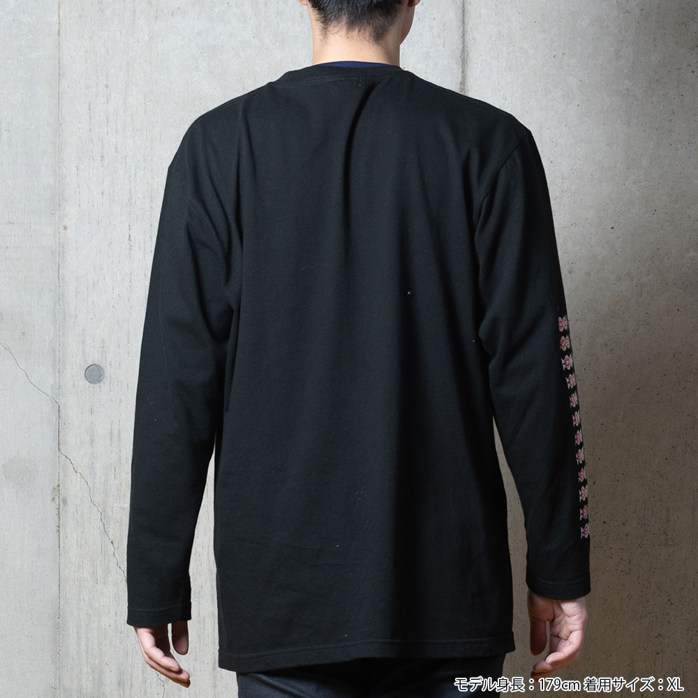 2025-26_ピクセル_ロングTシャツ 詳細画像 ブラック 7