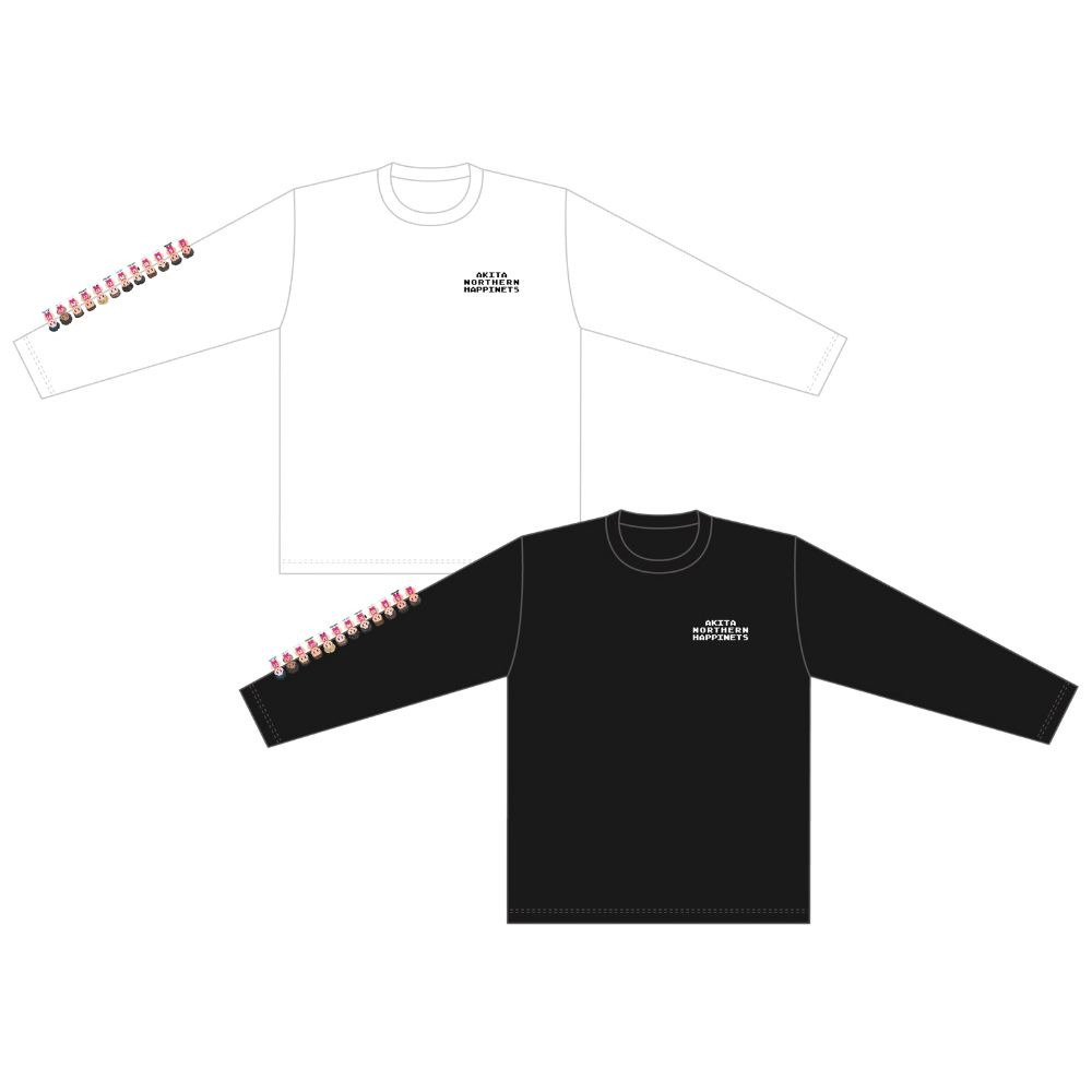 2025-26_ピクセル_ロングTシャツ 詳細画像 ホワイト 1