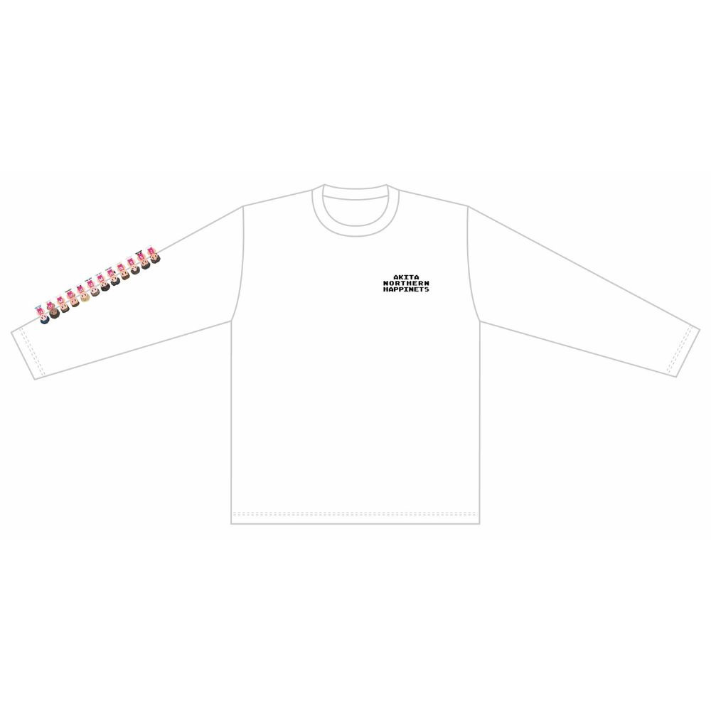 2025-26_ピクセル_ロングTシャツ 詳細画像 ホワイト 2