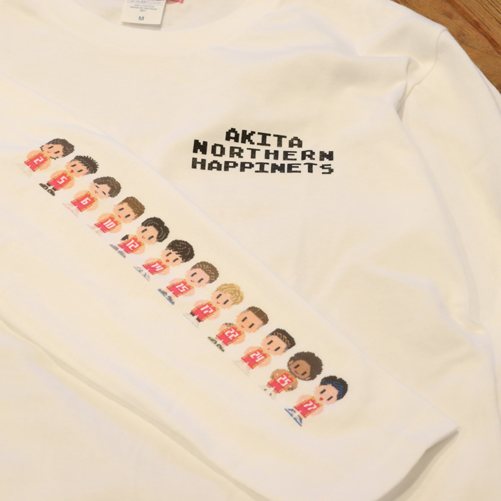 2025-26_ピクセル_ロングTシャツ 詳細画像 ホワイト 3