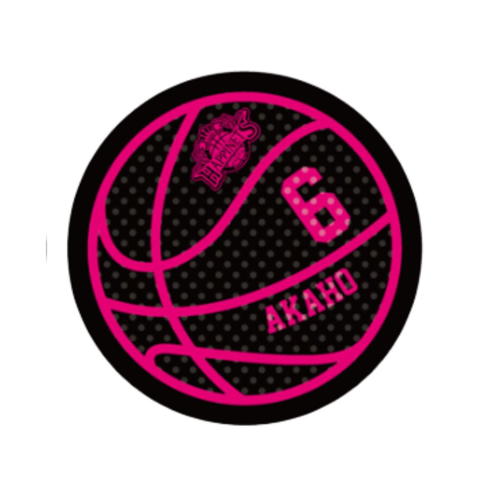 2025-26_箔押し缶バッジ 詳細画像 #6 AKAHO 1