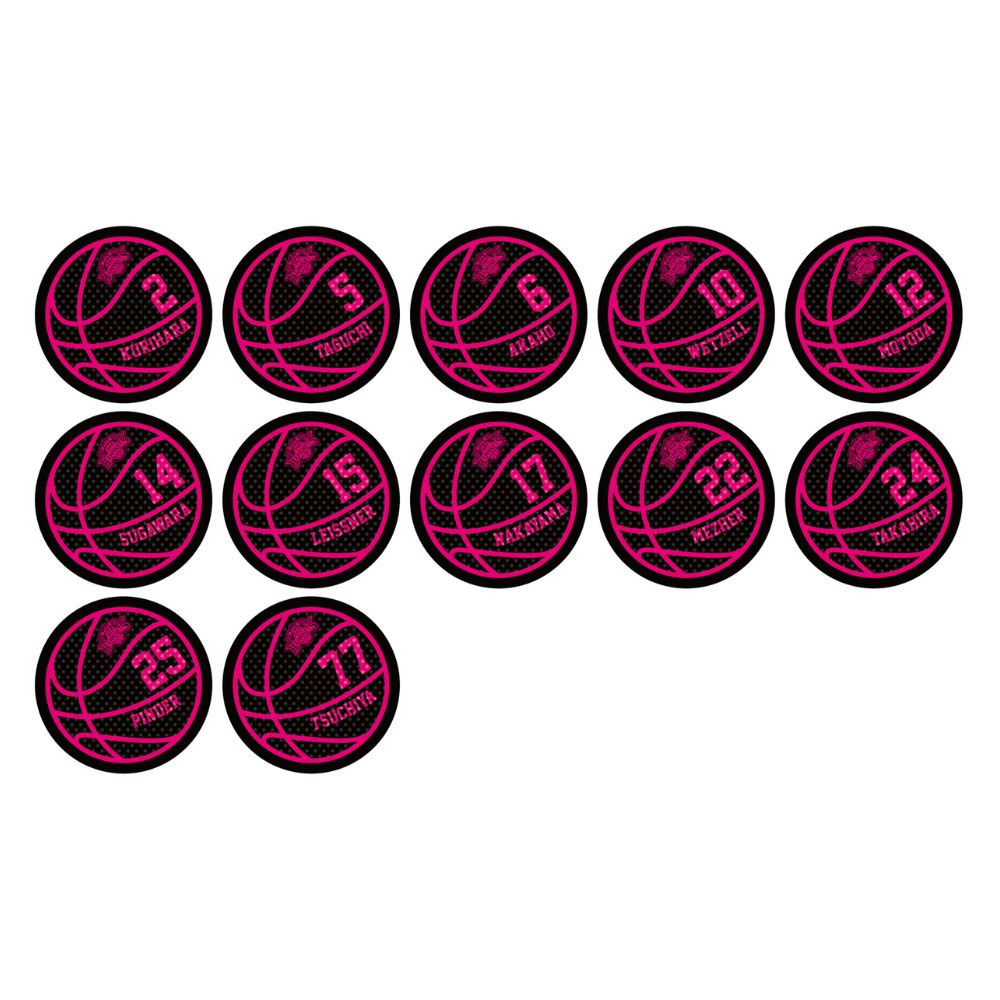 2025-26_箔押し缶バッジ 詳細画像 #2 KURIHARA 2