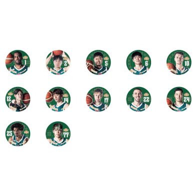 【ブラインド】缶バッジ_3rdユニフォーム写真