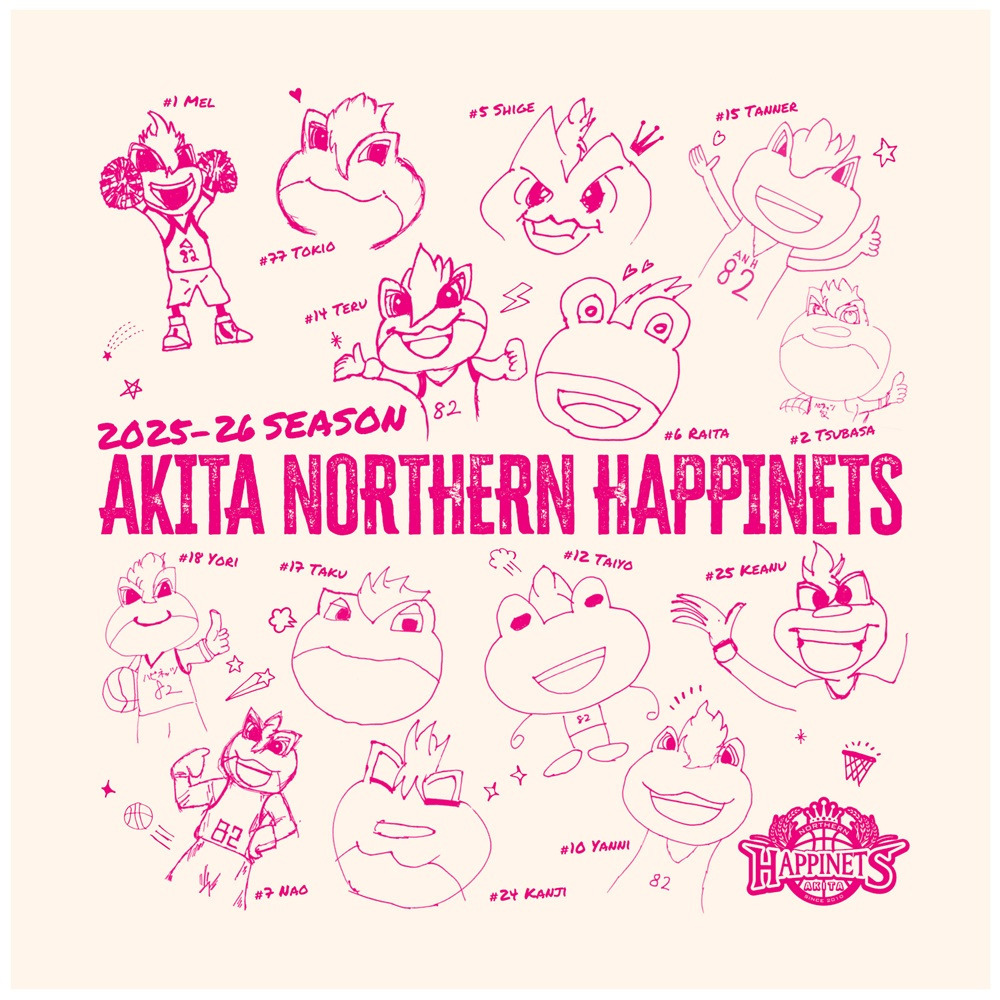 2025-26_画伯ミニタオルハンカチ 詳細画像 1カラー 1