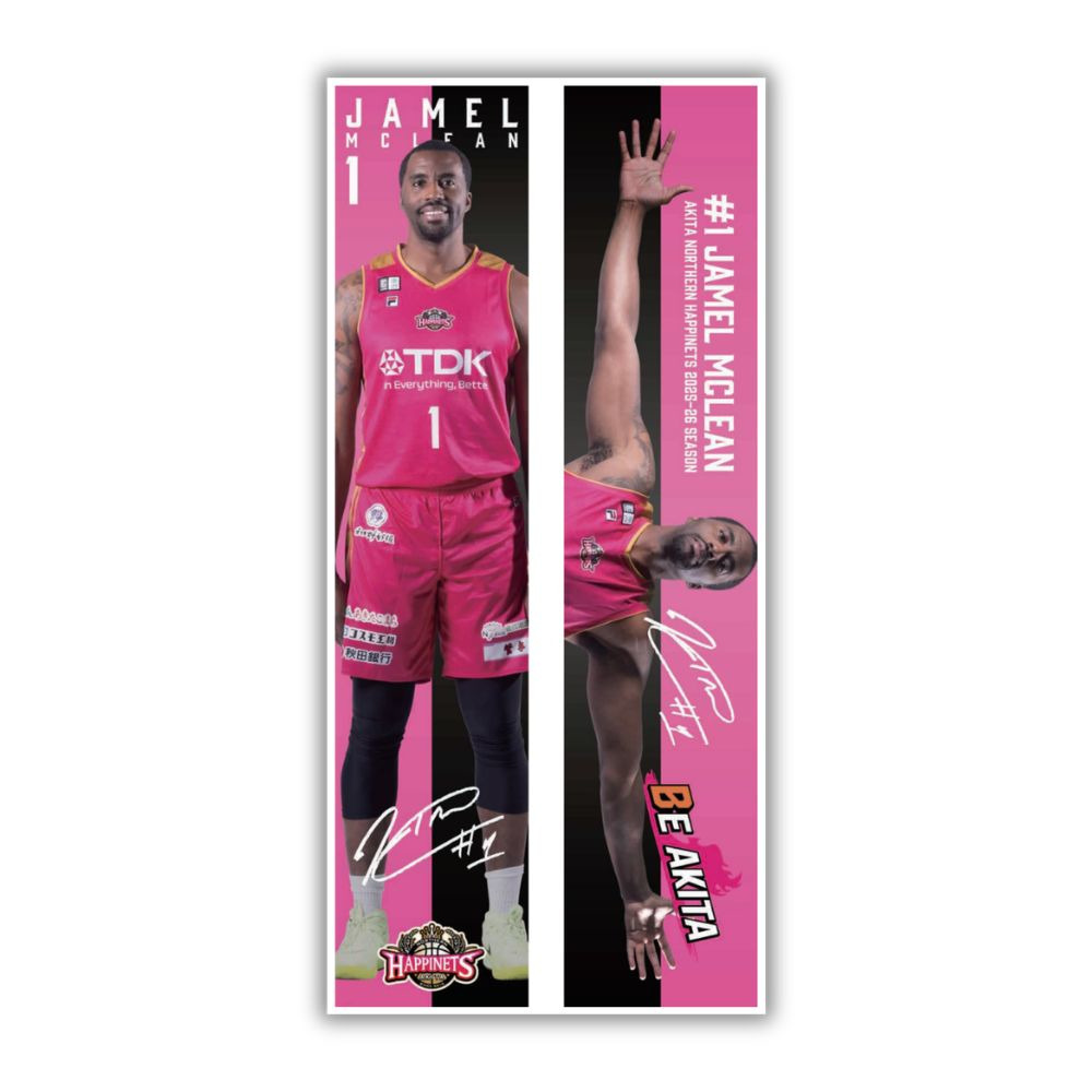 【受注販売】2025-26_選手等身大タペストリー 詳細画像 #1 MCLEAN 2