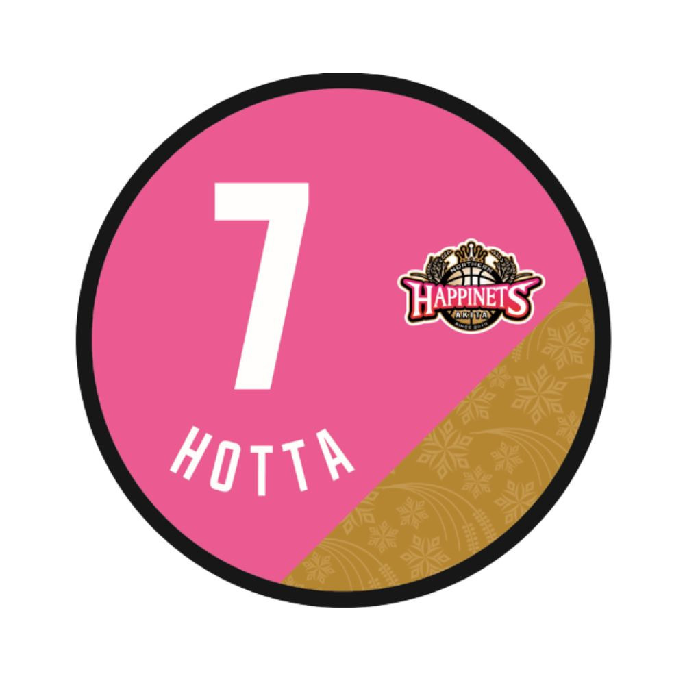 2026-27_ユニフォーム缶バッジ 詳細画像 #7 HOTTA 1