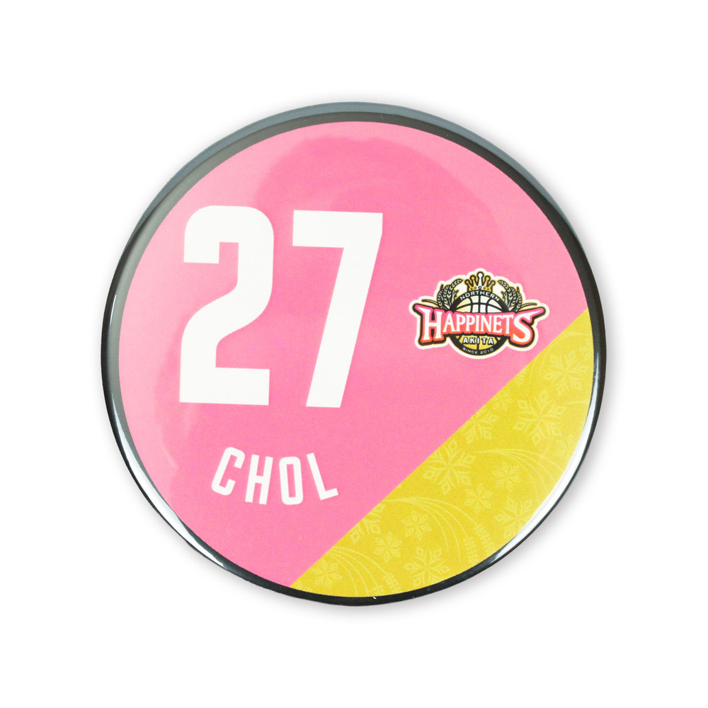 2026-27_ユニフォーム缶バッジ 詳細画像 #27 CHOL 1