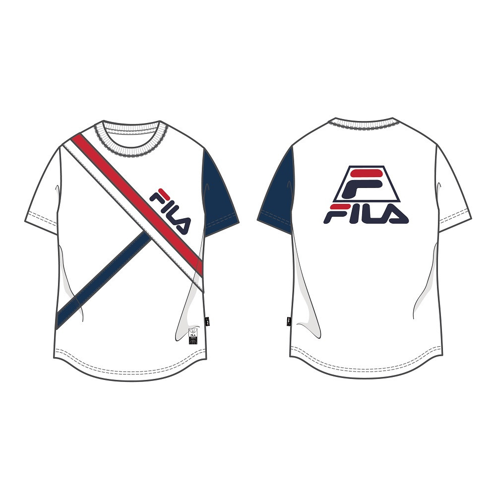 Fila クルーネックtシャツ 斜めライン 秋田ノーザンハピネッツ B League Bリーグ 公式オンラインショップ