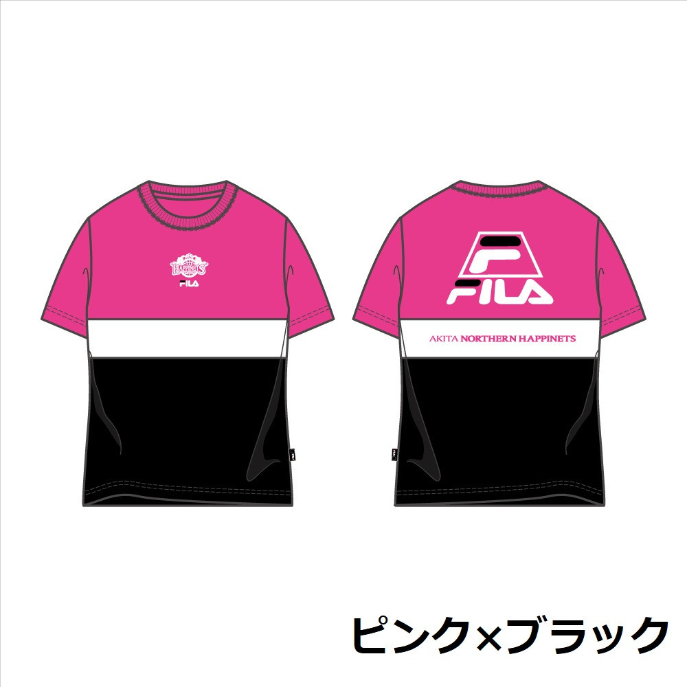 FILA_FP3005_Tシャツ 詳細画像 ピンク×ブラック 2
