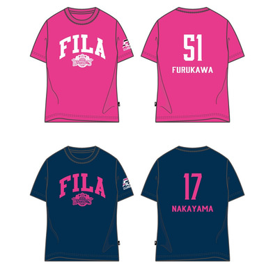 【オプション】FILA_Tシャツ背番号プリント