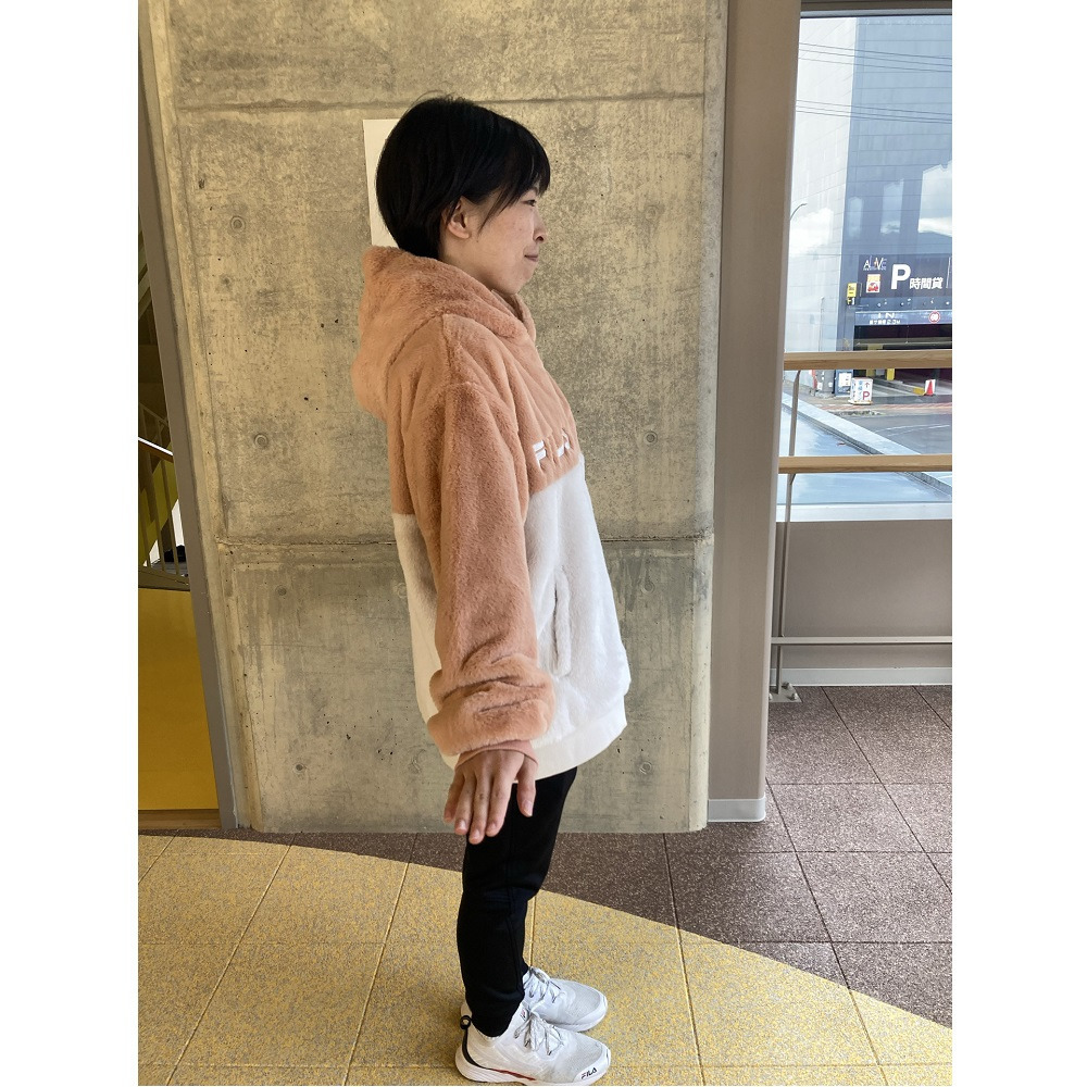 FILA_フェイクファーフーディージャケット 詳細画像 ピンク 2