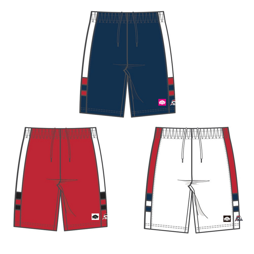 FILA_ゲームパンツ_サイド切替え 詳細画像 レッド 1