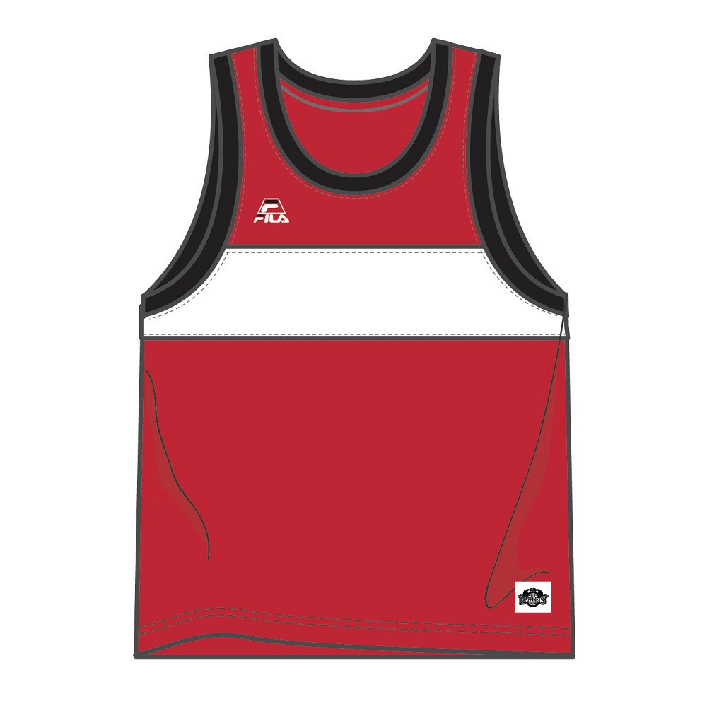 FILA_ゲームシャツ 詳細画像 レッド 1