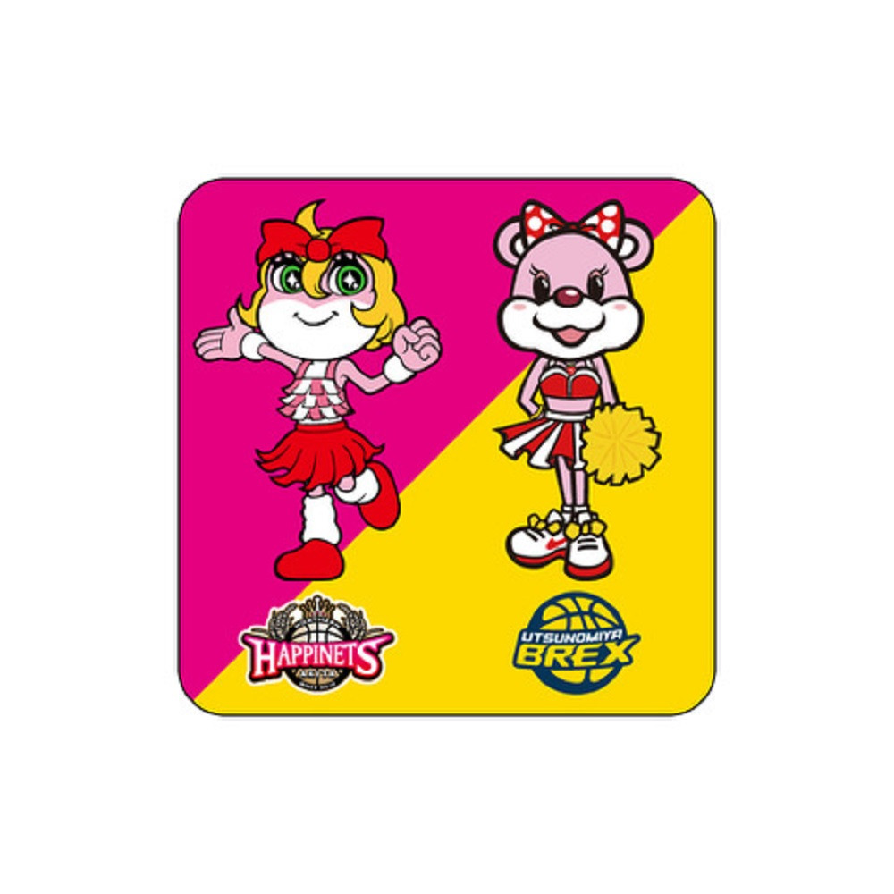 ラーナちゃん×ベリーちゃん スクエア型缶バッジ