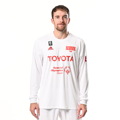 adidas ALVARK AWAYプラクティスシャツ　L/S（WHITE）