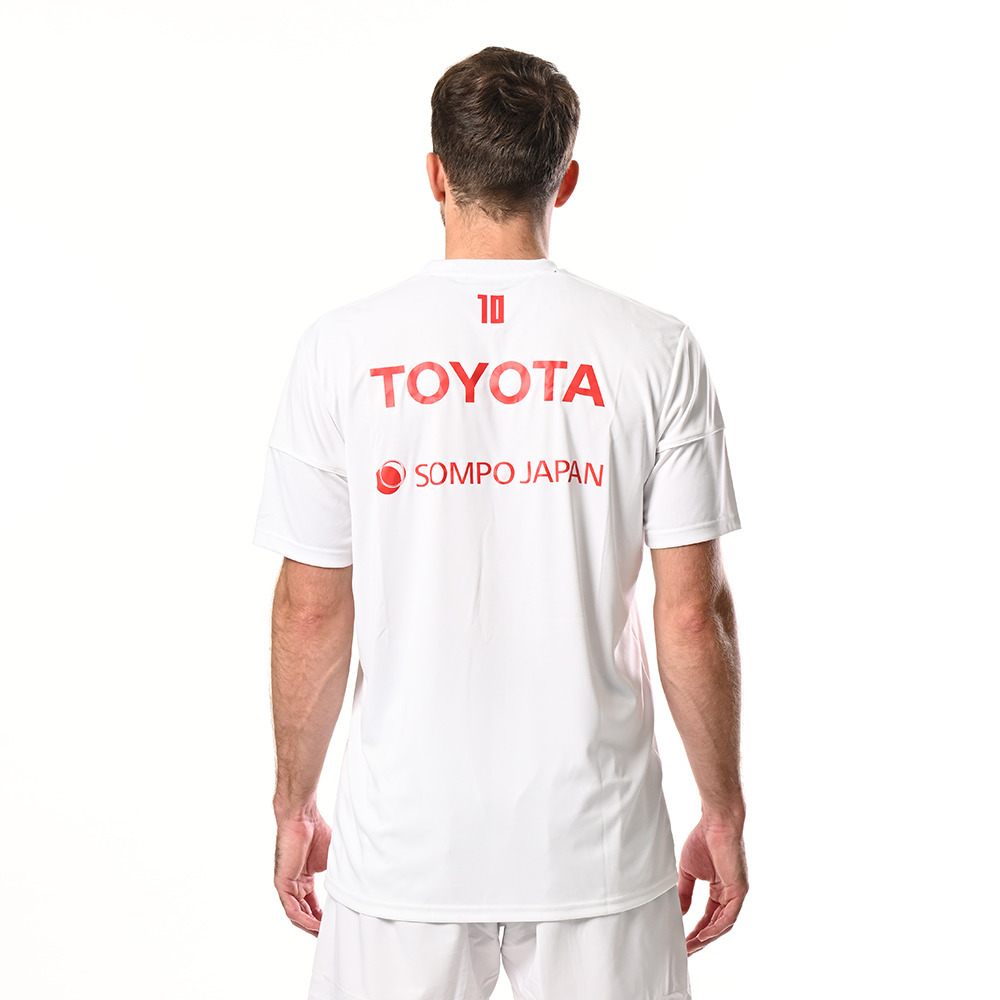 adidas ALVARK AWAYプラクティスシャツ　S/S（WHITE） 詳細画像 2