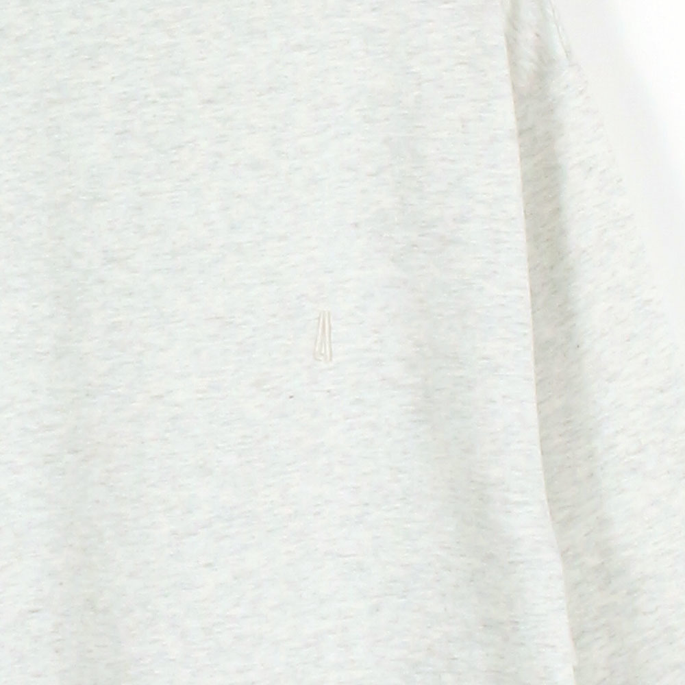 A刺繍ロングスリーブTシャツ 詳細画像 ライトグレー 3