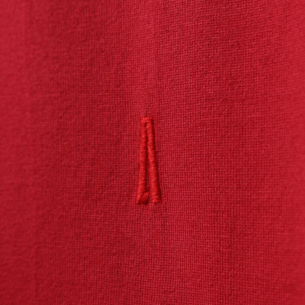 A刺繍ロングスリーブTシャツ 詳細画像 レッド 4