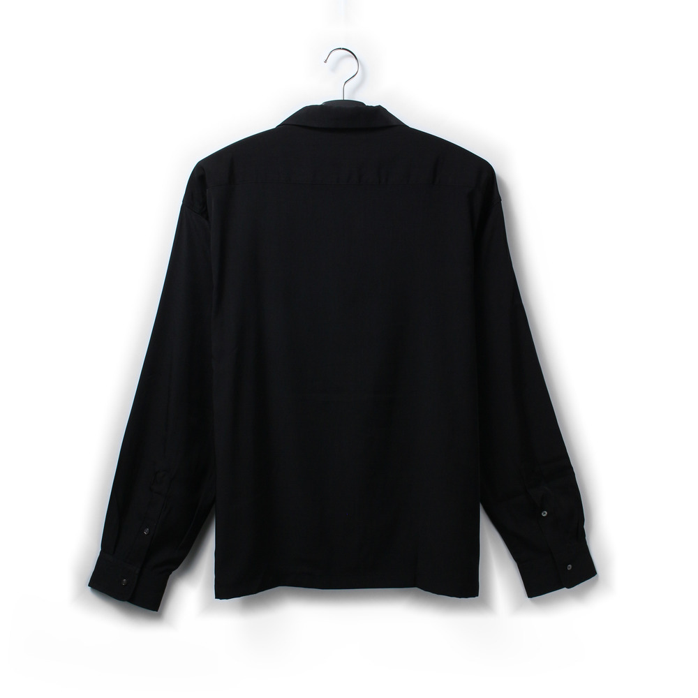 SOTC Embroidery Rayon Shirt BLACK 詳細画像 3
