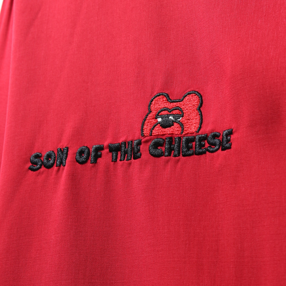 SOTC Embroidery Rayon Shirt RED 詳細画像 4