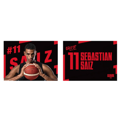 プレーヤーズ両面ハーフタオル