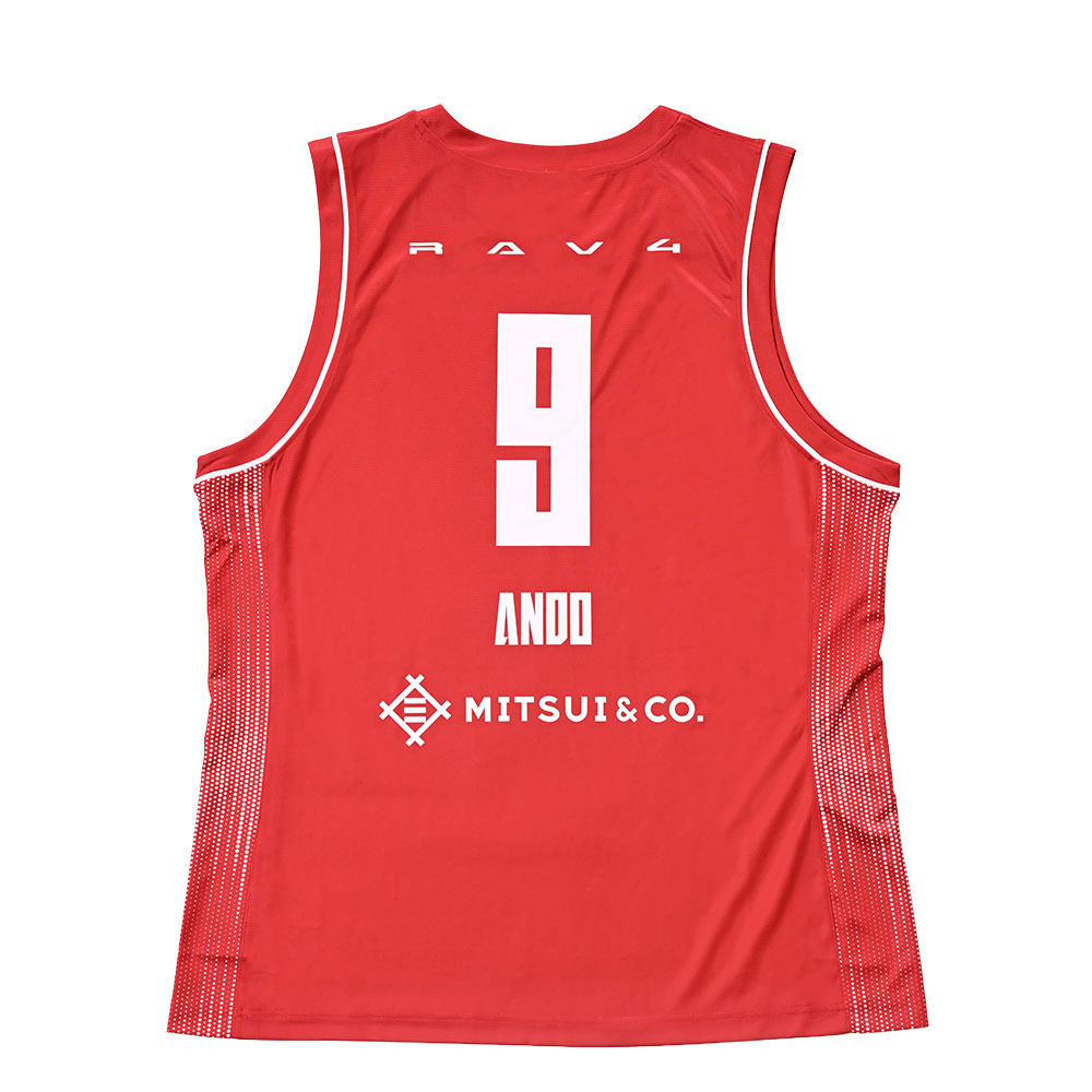 【予約商品】2025-26 adidas ALVARK FAN ユニフォーム（選手ナンバー入り） 詳細画像 - 4