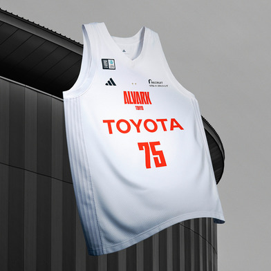 【予約商品】2025-26 adidas ALVARK AWAY ユニフォーム （選手／ルークネームナンバー入り）