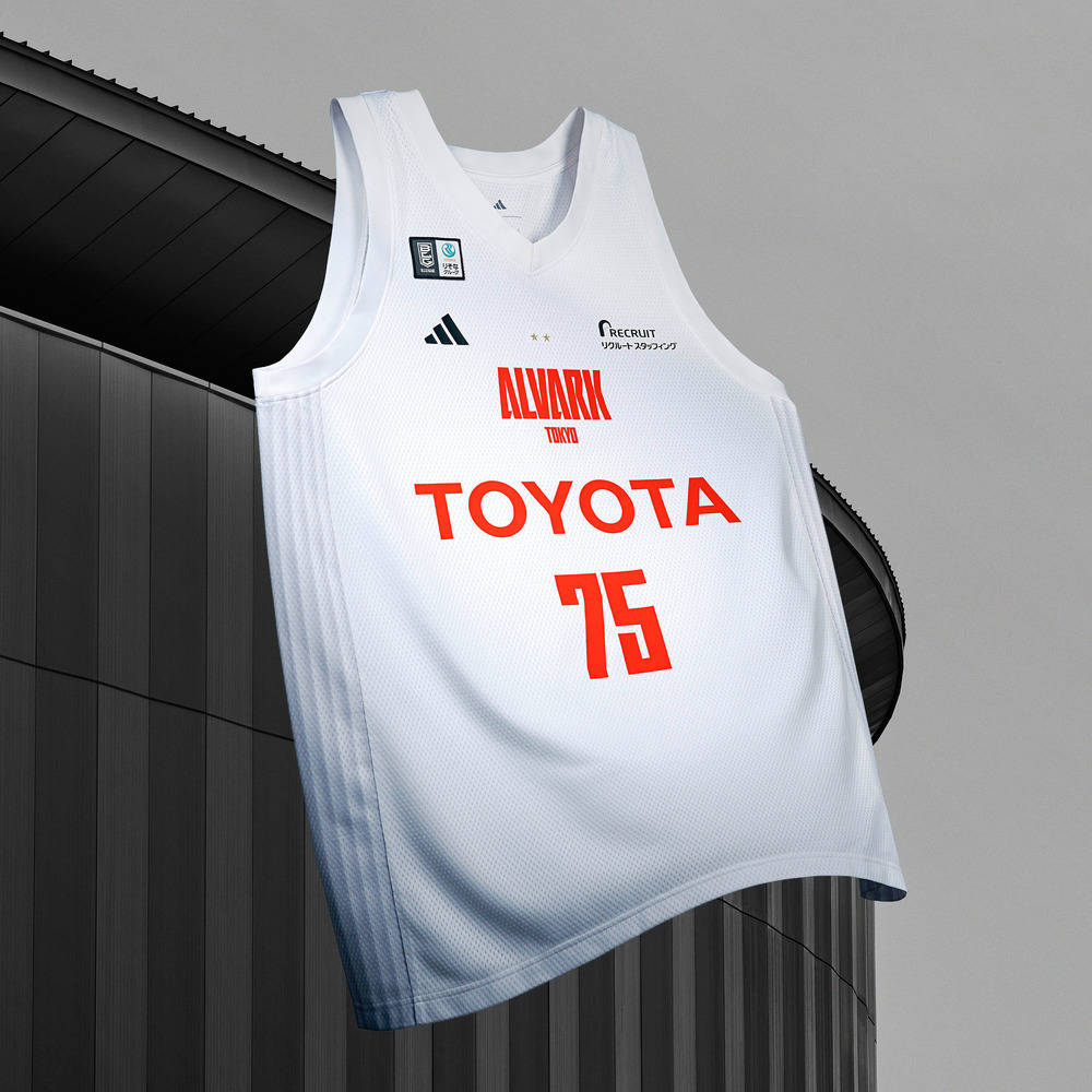 【予約商品】2025-26 adidas ALVARK AWAY ユニフォーム （選手／ルークネームナンバー入り） 詳細画像 1