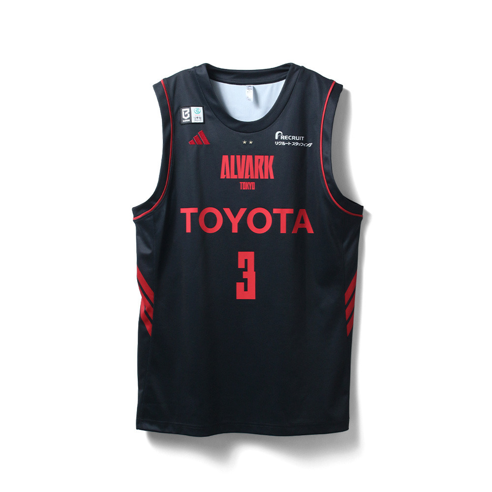 【受注商品】2026-27 adidas ALVARK 1st ユニフォーム （選手/ルークネームナンバー入り） 詳細画像 7