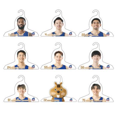 選手アクリルハンガー