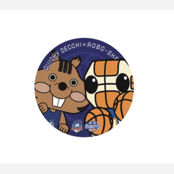 デッチ&times;ロボスケ コラボ缶バッジ 詳細画像 缶バッジ 1