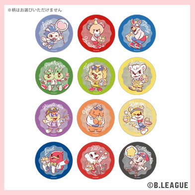 【予約商品】B.LEAGUE MASCOT PARTY vol.1 ランダムホログラム缶バッジ