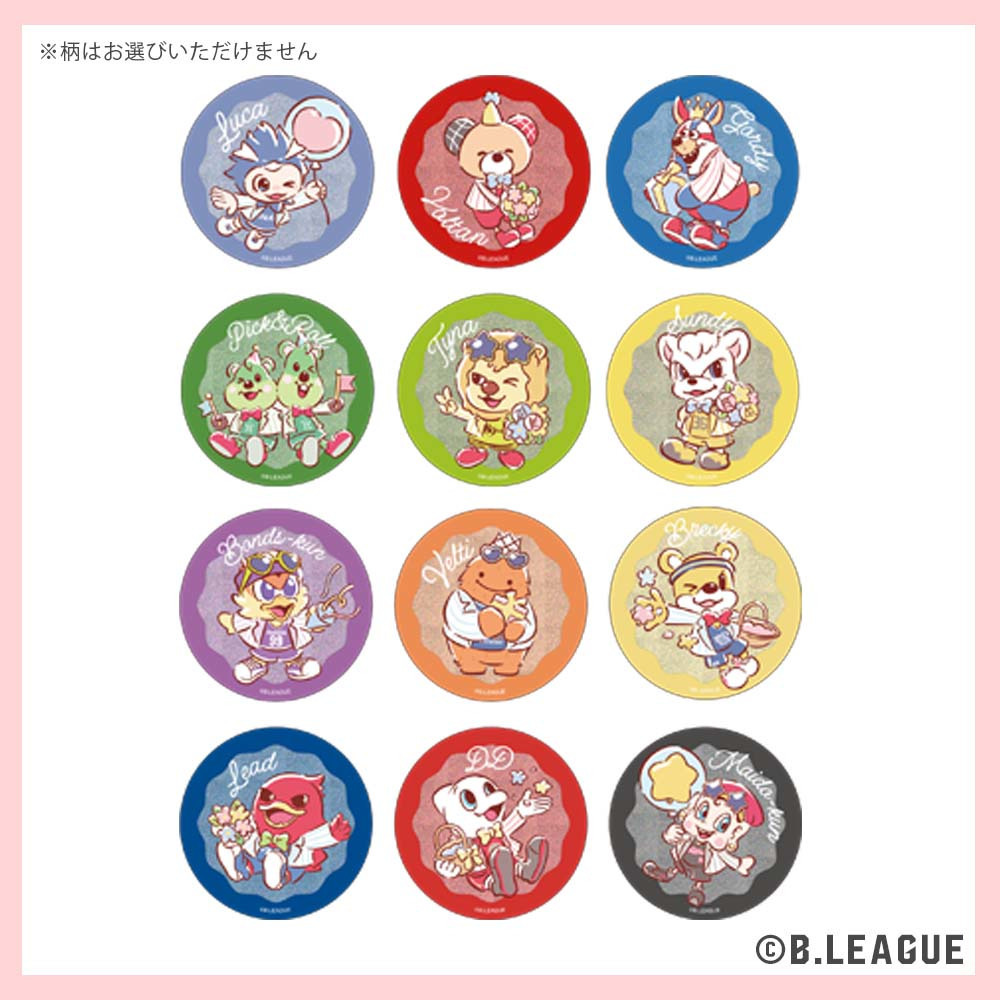 B.LEAGUE MASCOT PARTY vol.1 ランダムホログラム缶バッジ 詳細画像 1カラー 1