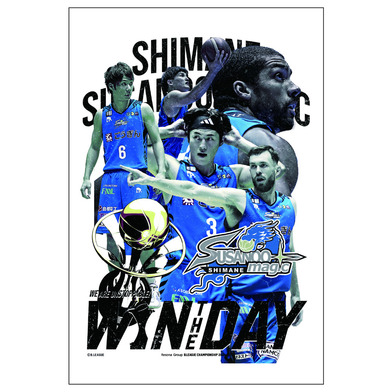 りそなグループ B.LEAGUE CHAMPIONSHIP 2024-25 オフィシャルポストカード＆ステッカー＆クリアファイル3点セット　島根スサノオマジック