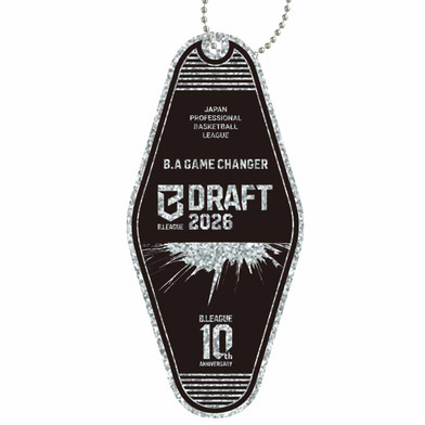【B.LEAGUE DRAFT 2026】モーテルキーホルダー（シルバーラメ）